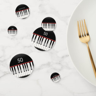 Confettis clavier de piano musical