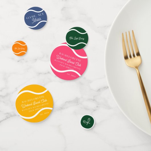 Confettis Club de tennis | Bachelorette (Groupe)