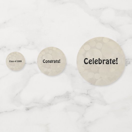 Confettis Cochon de fin d'études (Derrière)