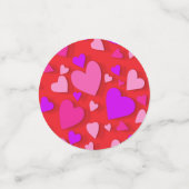Confettis Coeur de papier décoratif 5 (Petit recto)