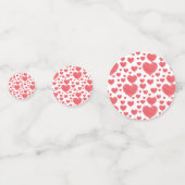 Confettis Coeurs de scintillement (Derrière)