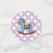 Confettis Coeurs délicieux Cheval Rocking (Petit recto)