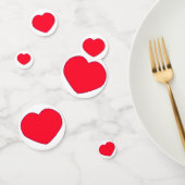 Confettis Coeurs rouges (Groupe)