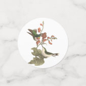 Confettis Colibri à gorge rubis, anniversaire ou autre (Petit recto)