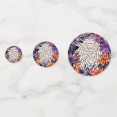 Confettis Collection de germes florales Halloween Elégance é (Derrière)