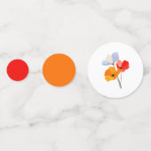 Confettis Coloré Gras Poppy (Derrière)