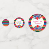 Confettis Coloré mexicain Serape Fiesta (Derrière)