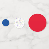 Confettis Colorful Joyeux 90e Anniversaire Ballons (Derrière)