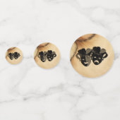 Confettis Comédie rustique et théâtre de tragédie (Derrière)