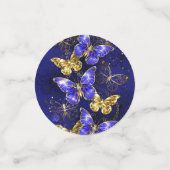 Confettis Composition avec papillons Sapphire (Petit recto)