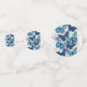 Confettis Composition des White and Blue Butterflies (Derrière)