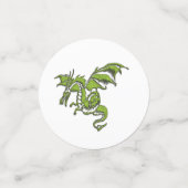 Confettis Conception de dragon volant (Petit recto)