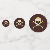 Confettis Conception Du Crâne Et Des Traverses (Derrière)