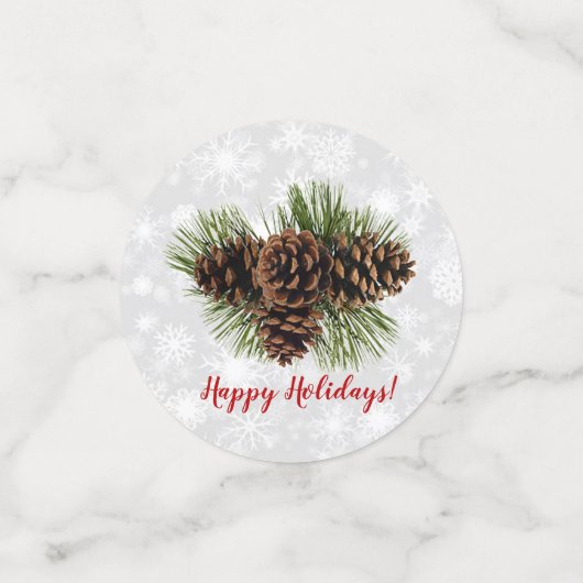 Confettis Cône de pin (Petit recto)