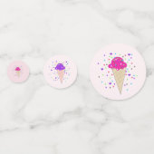 Confettis cônes de crème glacée (Devant)