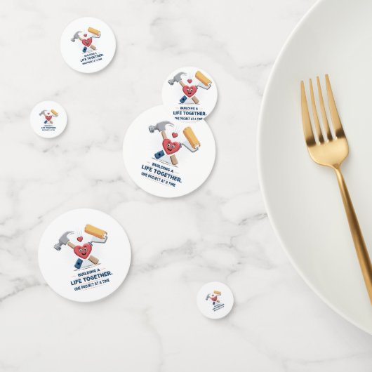 Confettis Construire une vie ensemble | Cute do-it-yourself (Groupe)