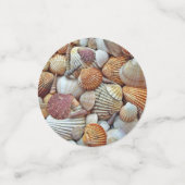 Confettis Coquilles de mer à l'aspect chaud (Petit recto)