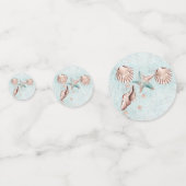 Confettis Côté Chic | Soirée Teal Green et Récif de Corail (Derrière)