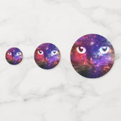 Confettis Couleur éclater Galaxy Chat (Devant)