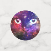 Confettis Couleur éclater Galaxy Chat (Petit recto)