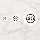 Confettis Couleur personnalisée - Logo d'entreprise - Fête p (Derrière)