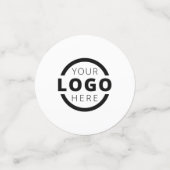 Confettis Couleur personnalisée - Logo d'entreprise - Fête p (Petit recto)