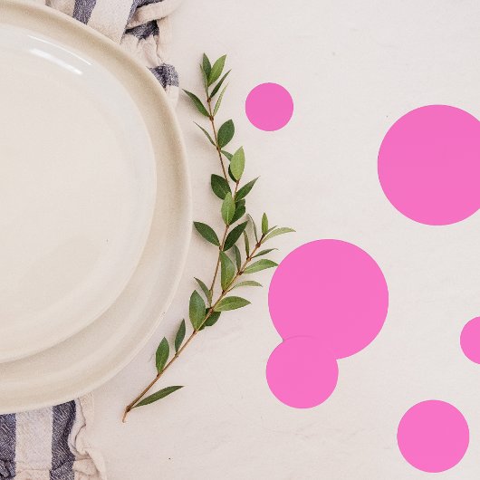 Confettis Couleur solide rose néon | Classique