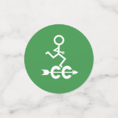 Confettis Coureur de Vacances à travers le pays © (Petit recto)