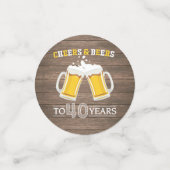 Confettis Coureurs et bières rustiques à 40 ans (Petit recto)