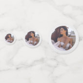 Confettis Couronne de fleurs de jardin rose fardée pour la d (Derrière)