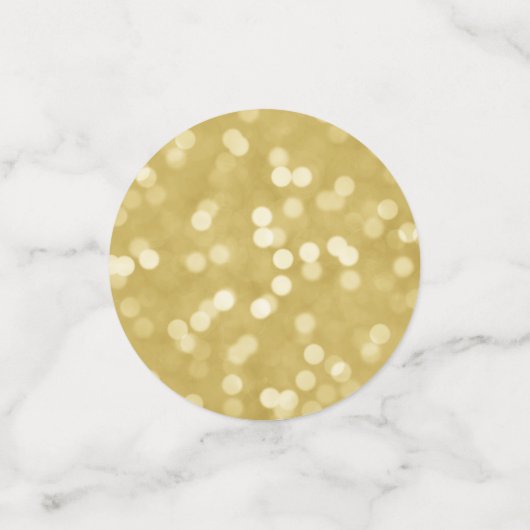 Confettis Couronne de fleurs personnalisée Table de mariage  (Petit recto)