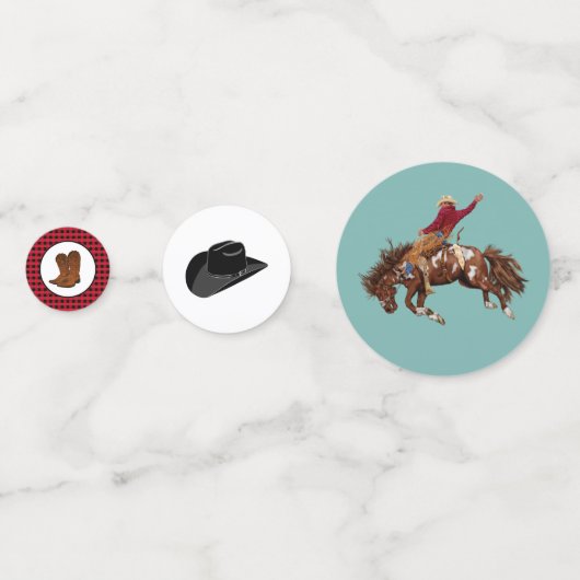 Confettis Cowboy (Devant)