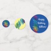 Confettis Crayons Anniversaire de enfant Party Art joli colo (Devant)