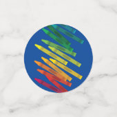 Confettis Crayons Anniversaire de enfant Party Art joli colo (Petit recto)