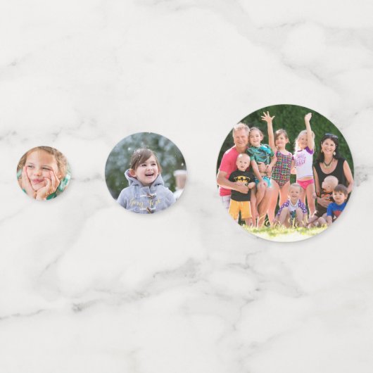 Confettis Créer une table de mariage d'anniversaire avec tex (Devant)