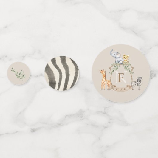 Confettis Crest Safari (Devant)