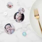 Confettis Croix Bleue et Blanche - Photo - Baptême (Groupe)