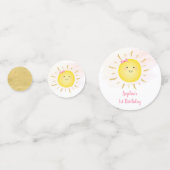Confettis Cuisine Sunshine Rose & Or Anniversaire (Derrière)