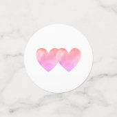 Confettis Cupide, cygnes sur mariage rayé noir & blanc (Petit recto)