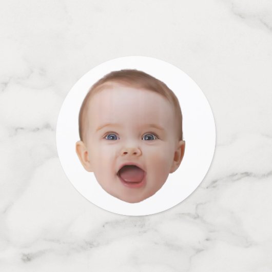 Confettis Custom Photo, Custom Photo Face (Petit recto)