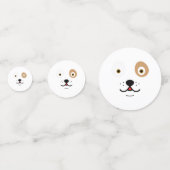 Confettis Cute dog face (Devant)