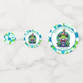 Confettis Cute Frog Theme Boy's Birthday Party (Devant)