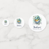 Confettis Cute Kawaii Baby shower d'éclosion d'alligator béb (Derrière)