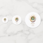 Confettis Cute Kawaii Gecko Lizard Baby shower d'oeufs (Devant)