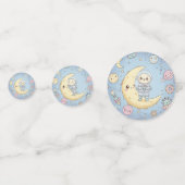 Confettis Cute Kawaii Space - Astronaut and Smiling Moon (Derrière)