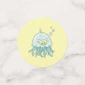Confettis Cute méduse Baby shower Kawaii (Petit recto)