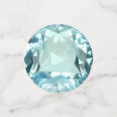 Confettis Cute ours panda sur Columbia bleu (Petit recto)