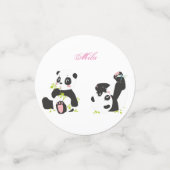 Confettis Cute pandas (Petit recto)