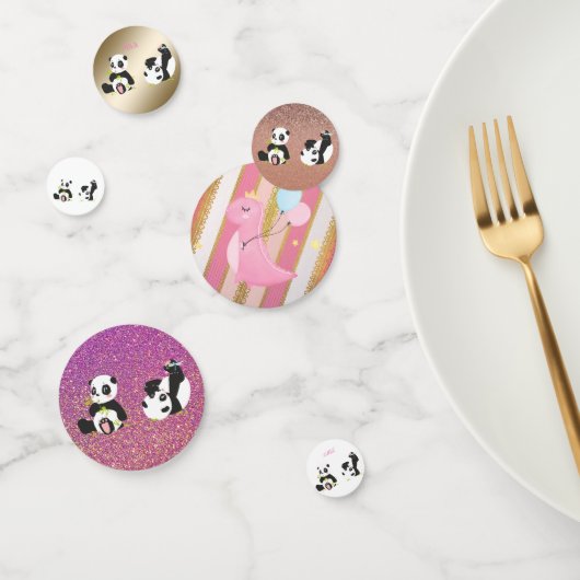 Confettis Cute pandas (Groupe)