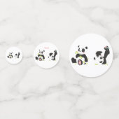 Confettis Cute pandas (Devant)